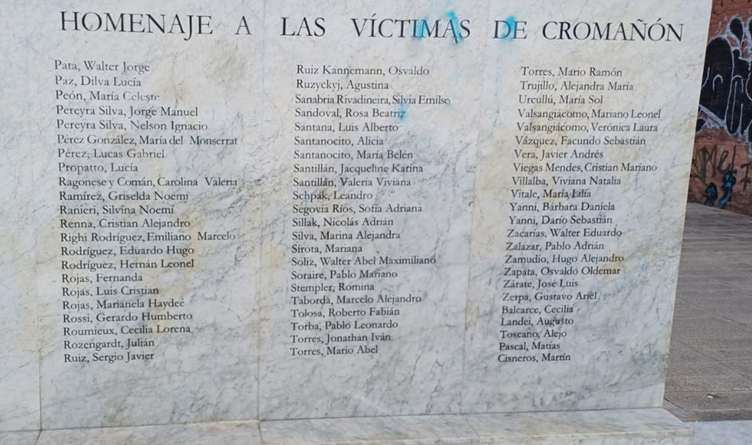 A las Víctimas de Cromañon