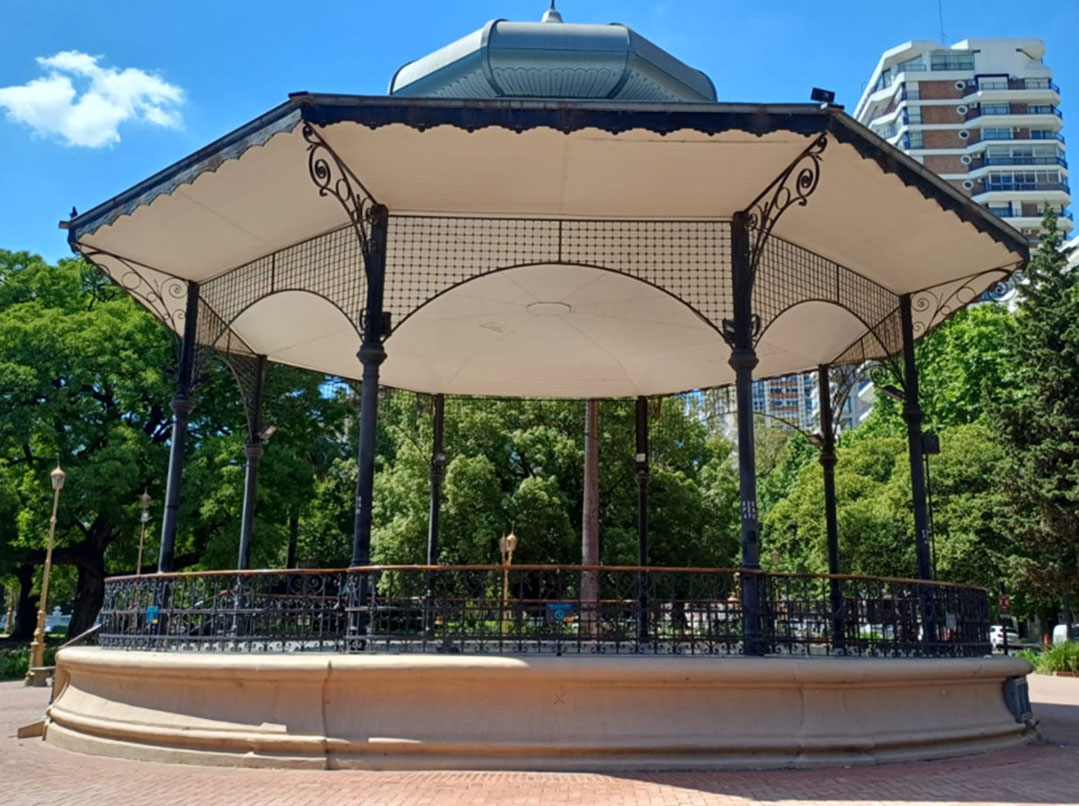 Kiosco para banda musical