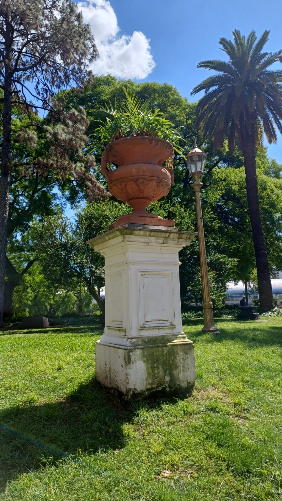 Jarrón de mampostería 