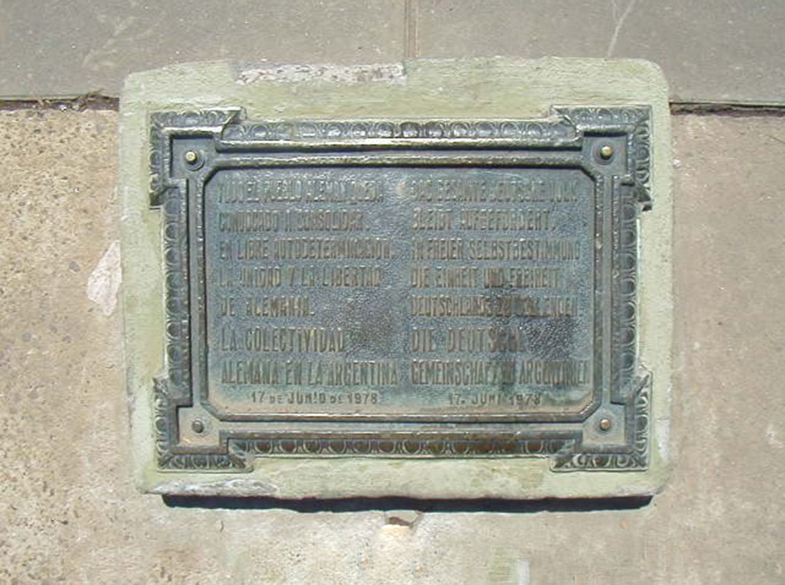 Homenaje del Pueblo Alemán a Alemania