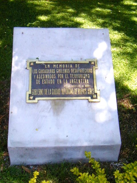 Homenaje a Chilenos desaparecidos