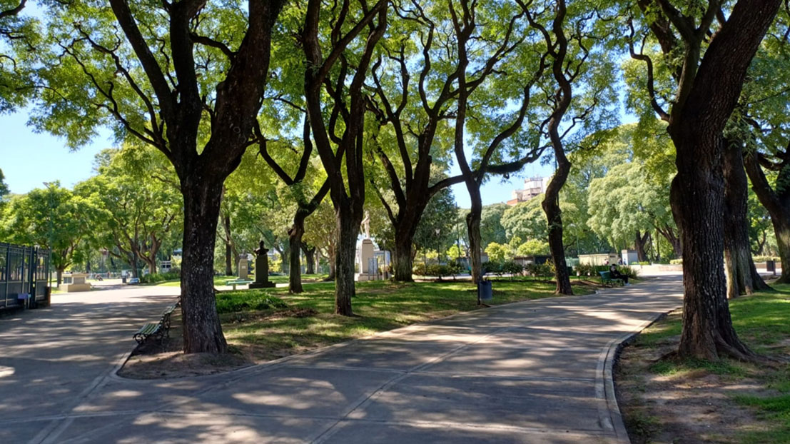Vista del parque