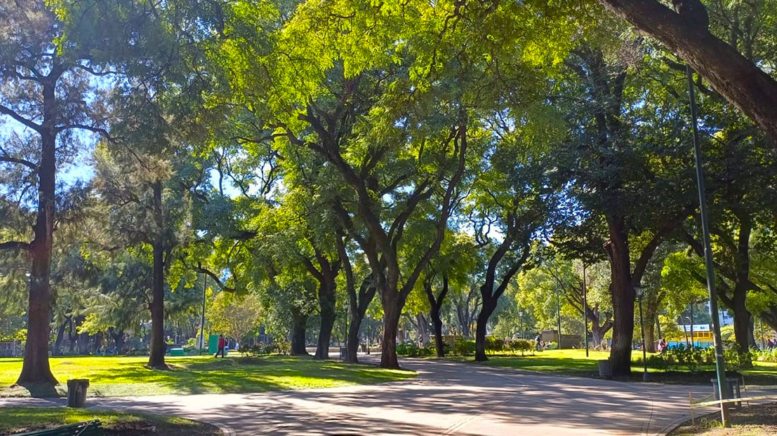 Vista del parque