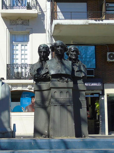 Cosme Argerich, Miguel O' Gorman
y Agustín E. Fabre