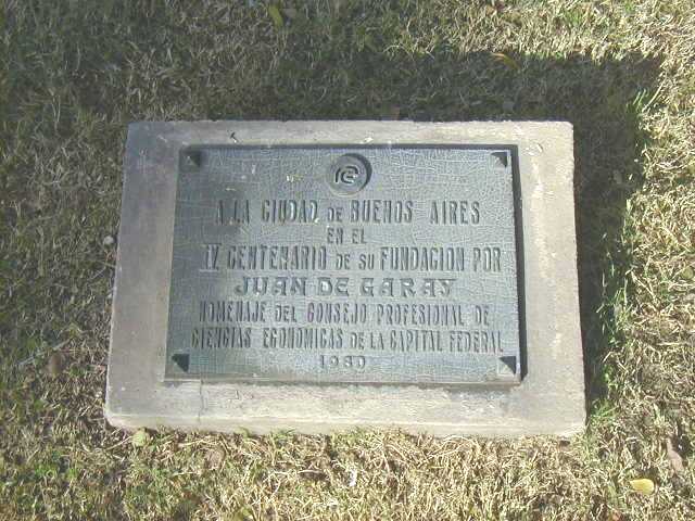 Homenaje al Cuarto Centenario de la Fundación de Buenos Aires